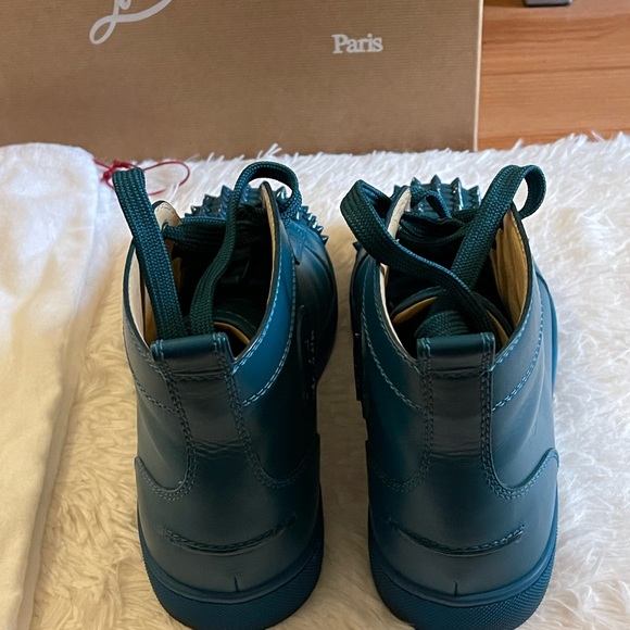 Christian Louboutin Lou Spikes Flat Calf Size 41.5 - Picture 5 of 7